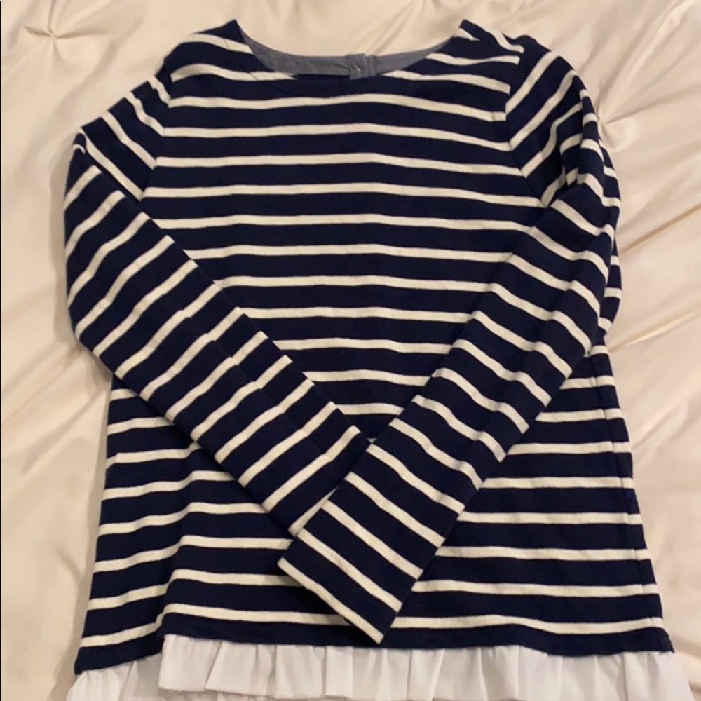 Crewcuts ruffle trimmed top